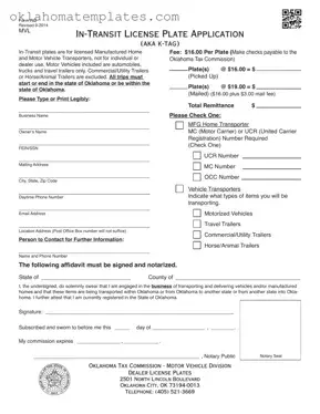 Fill in a Valid Oklahoma 782 Template