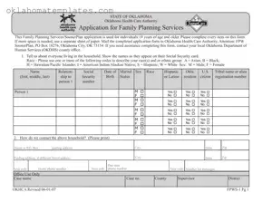 Fill in a Valid Oklahoma Fpws 1 Template