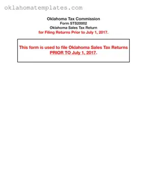 Fill in a Valid Oklahoma Sales Template